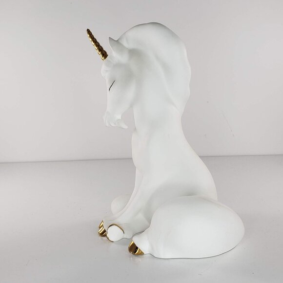 Freeman McFarlin George Good Unicorn Sitting Figurine RARE HTF - Picture 4 of 8